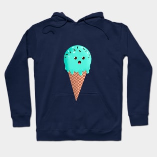 Cute Matcha Ice Cream Hoodie